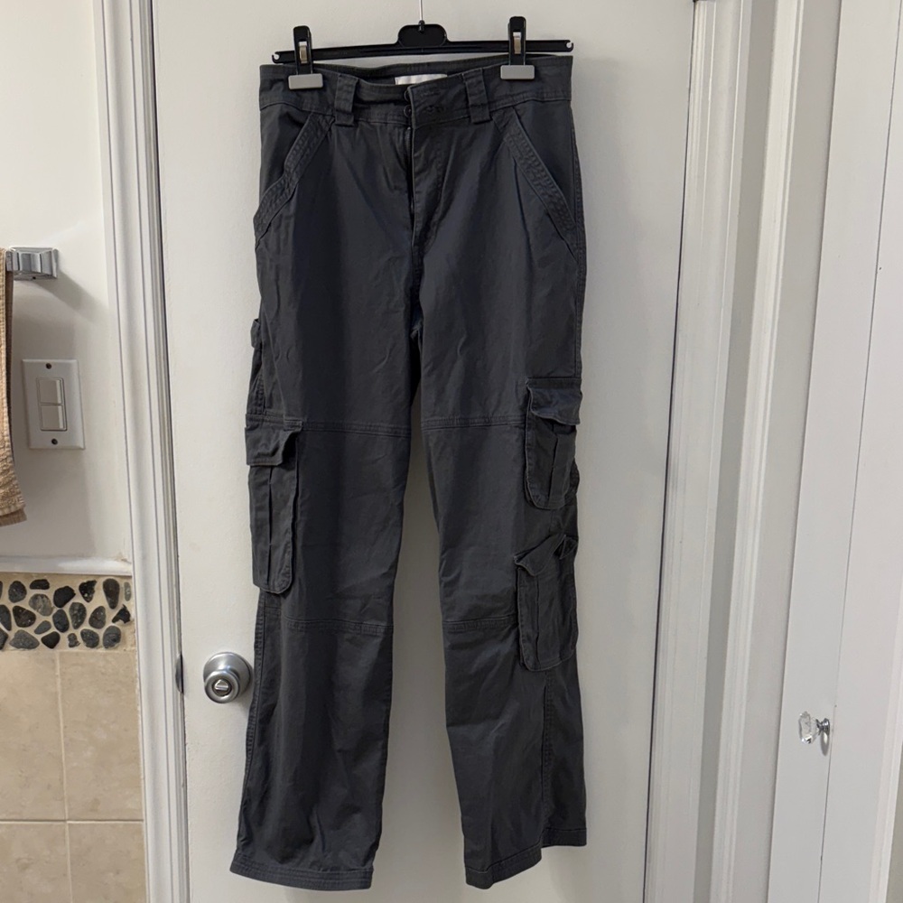 Abercrombie & Fitch Gray Wide Leg Pants